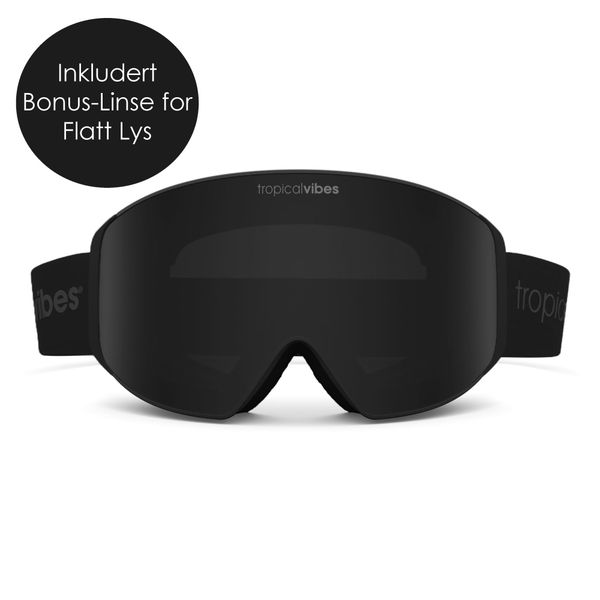 Hovedbilde Tropical Vibes® Goggles Hemsedal Edt | ALL Black - Dark Smoke |