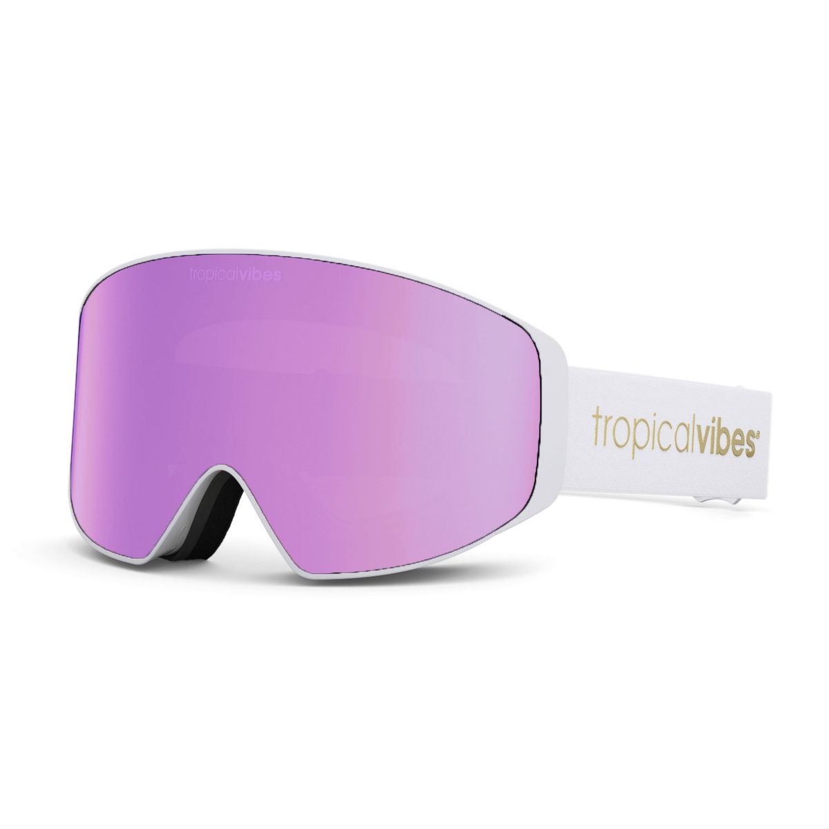 Tropical Vibes® Goggles Hemsedal Edt | White - Sakura Pink |