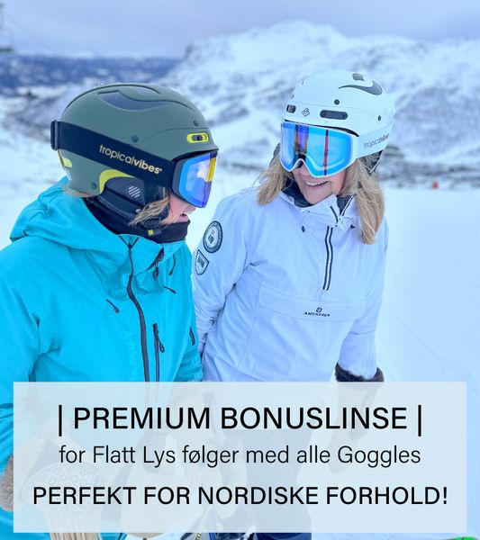 Tropical Vibes Magnetic Goggles from Hemsedal