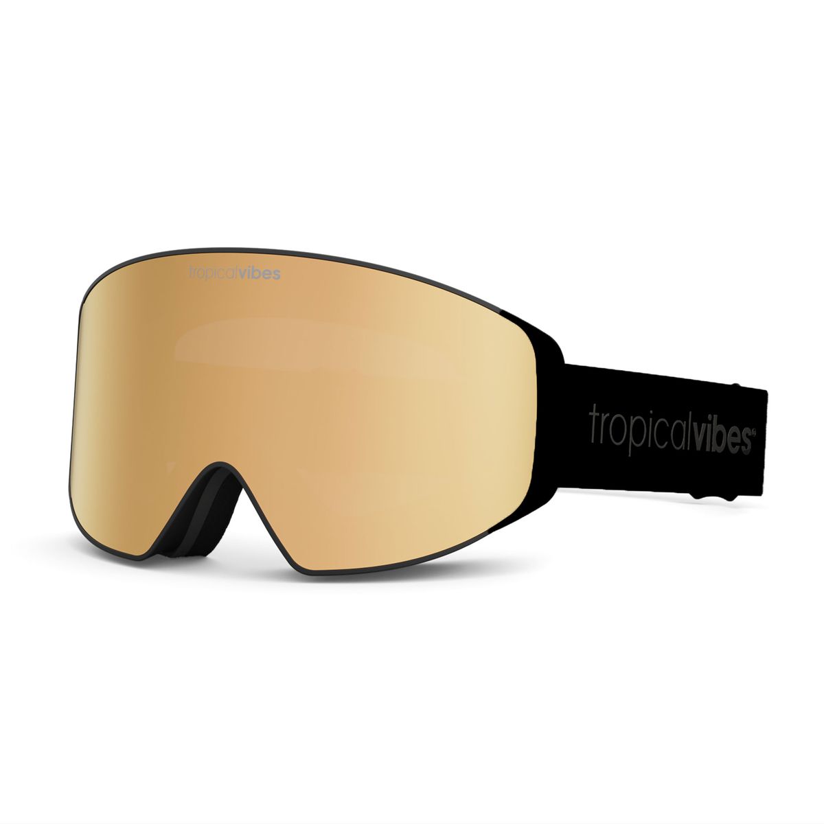 Tropical Vibes® Goggles Hemsedal Edt | Black - Golden Bronze |